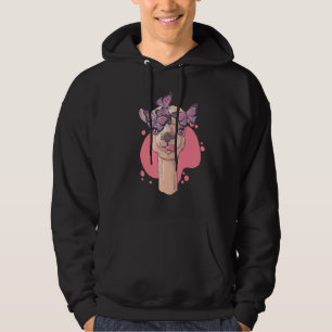 Alpaca Lady Guanaco Llama Vicuna Breeder Alpaca Hoodie