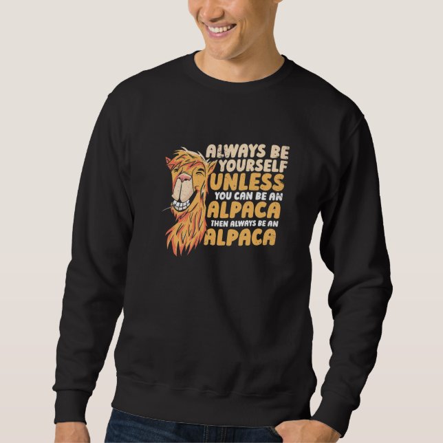 Alpaca Llama Animal  1 Sweatshirt (Front)