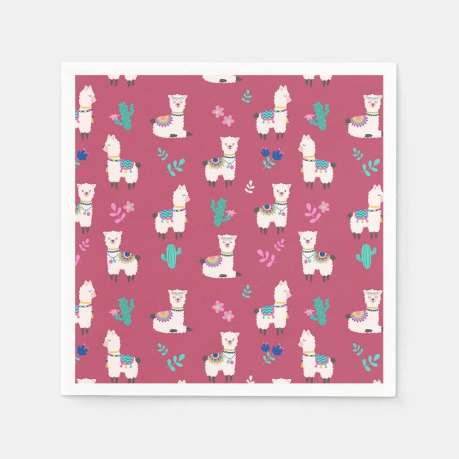 Alpaca/Llama Napkin (Front)