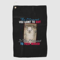 Alpaca Llama - Push Harder Encouragement