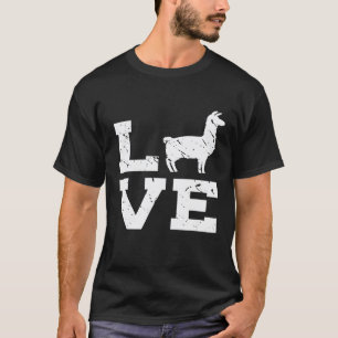 Alpaca Llama Valentines Day Llama T-Shirt
