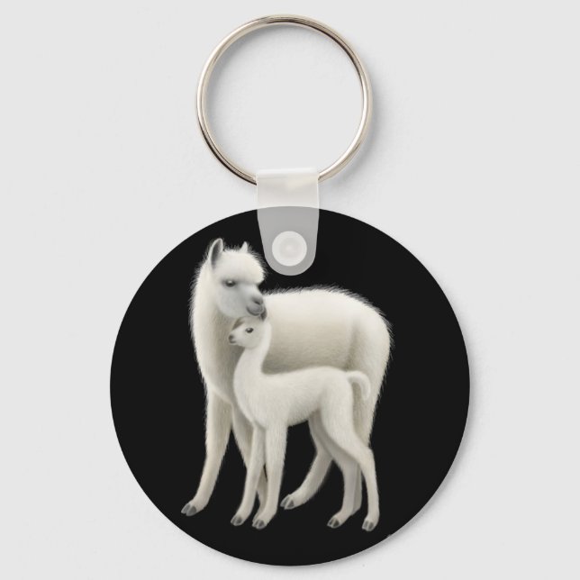 Alpaca Love Keychain (Front)