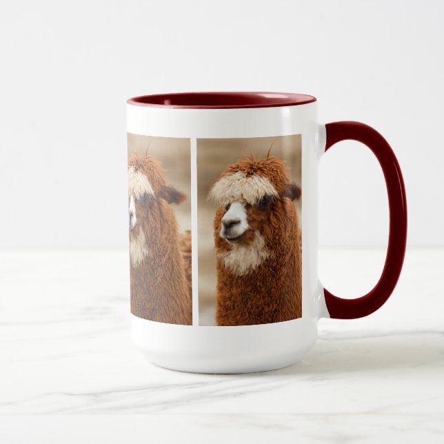 Alpaca mugs - choose style & colour (Right)