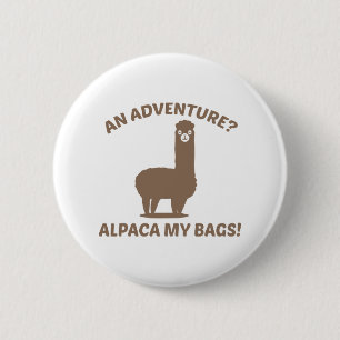 Alpaca My Bags 6 Cm Round Badge