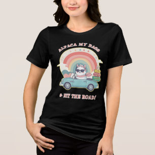 Alpaca My Bags and Hit the Road! Tri-Blend Shirt