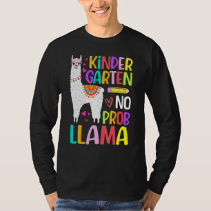 Alpaca No Prob Llama Back To School Kindergarten G T-Shirt