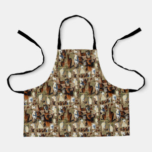 Alpaca Photo Collage, Kids Full Print Apron