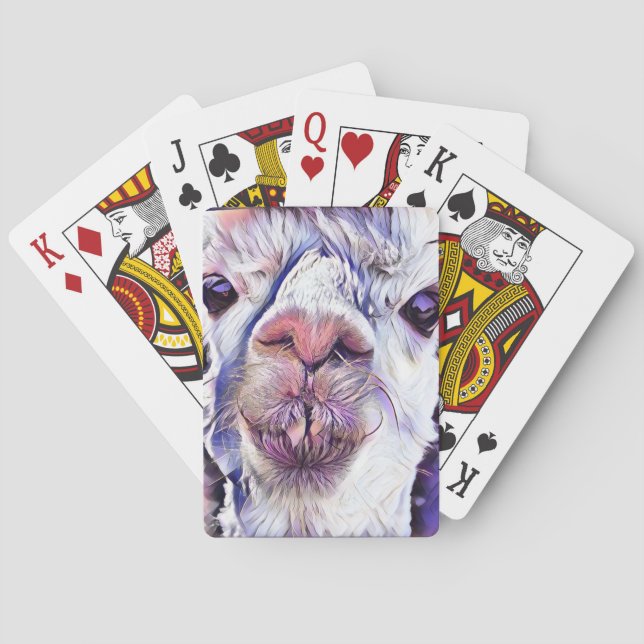 Alpaca playing cards (Back)