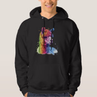 Alpaca Rainbow Colourful Vibrant Animal Art