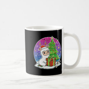 Alpaca Santa Hat Xmas Alpaca Lover Adults Boy Girl Coffee Mug