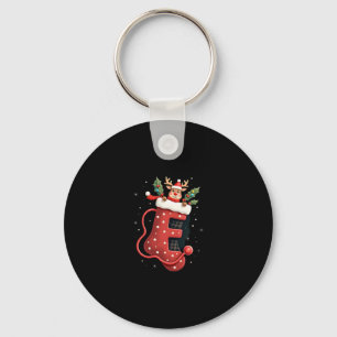 Alpaca Sloth Christmas (1) Key Ring