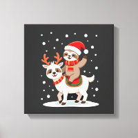 Alpaca Sloth Christmas (4)