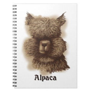 Alpaca Spiral Notebook