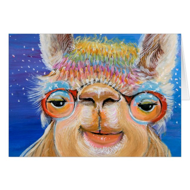 Alpaca - Spirit Grandmother note card (Front Horizontal)