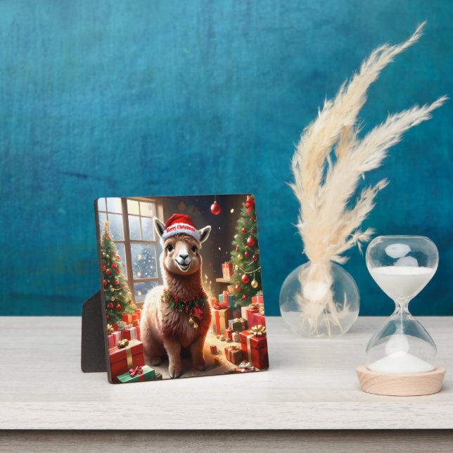 "Alpaca the Presents: A Christmas Tale" Plaque (Insitu)