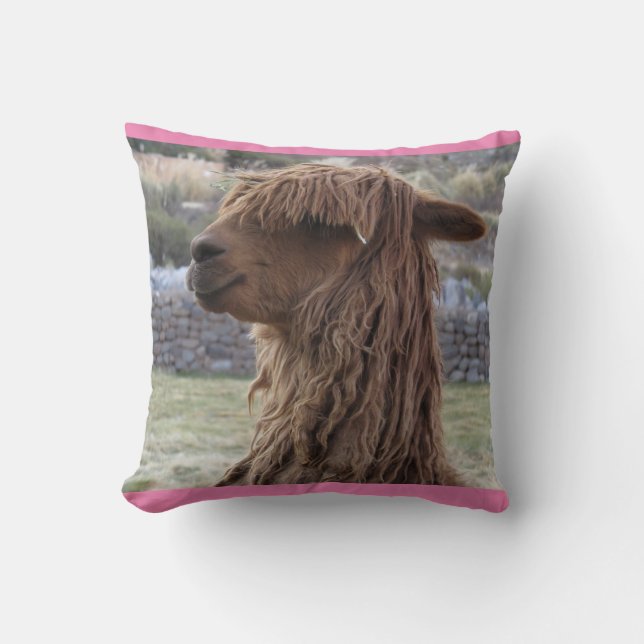ALPACA THROW PILLOW (Front)