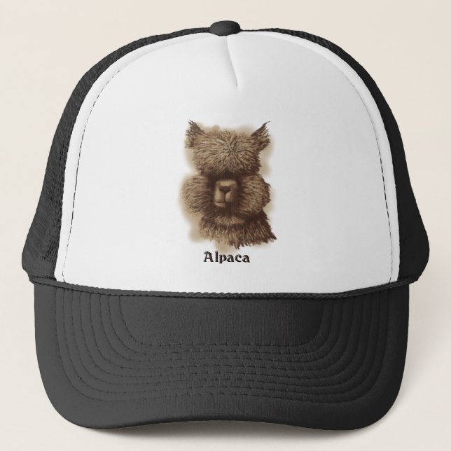 Alpaca Trucker Hat (Front)
