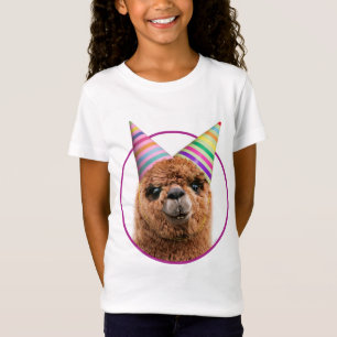 Alpaca Wearing Party Hats T-Shirt