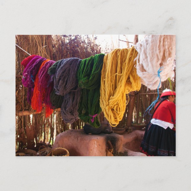 Alpaca Wool - Peru Postcard (Front)