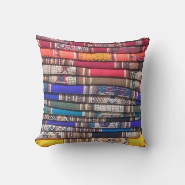 Alpaca Wool Throw Pillow (Front)