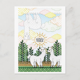 ALPACA WORLD（remake） Postcard