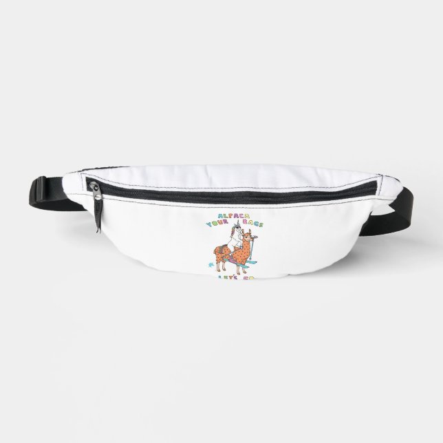 Alpaca Your Bags Let s Go Skiing Unicorn (Front)