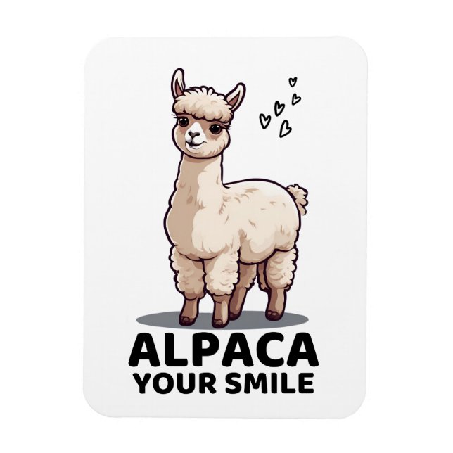 Alpaca Your Smile Magnet (Vertical)