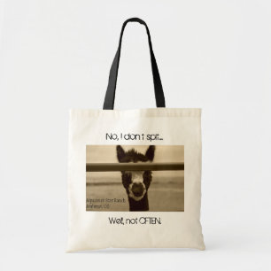 Alpacas Don't Spit Tote Bag