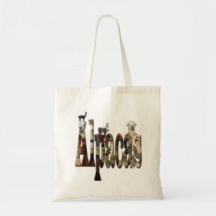 Alpacas Logo With Alpacas, Tote Bag