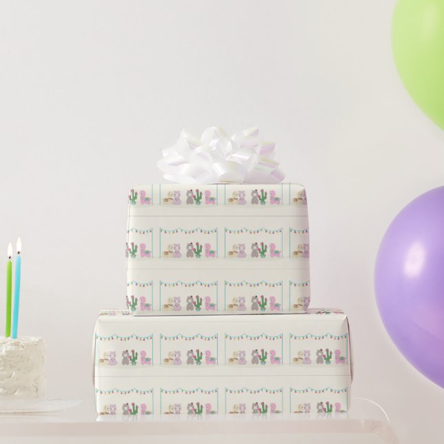 Alpacas Wrapping Paper (Party Gifts)