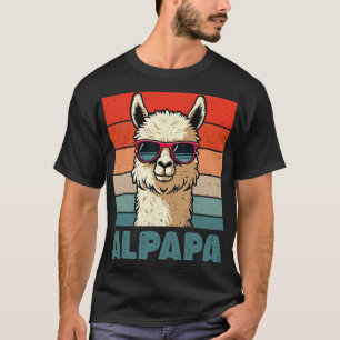 Alpapa Father's Day Best Dad Alpaca Funny Alpaca A T-Shirt