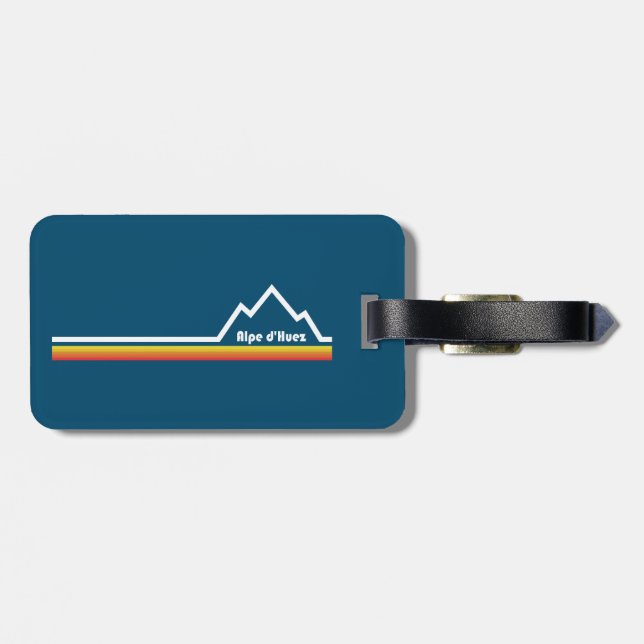 Alpe d’Huez France Luggage Tag (Back Horizontal)