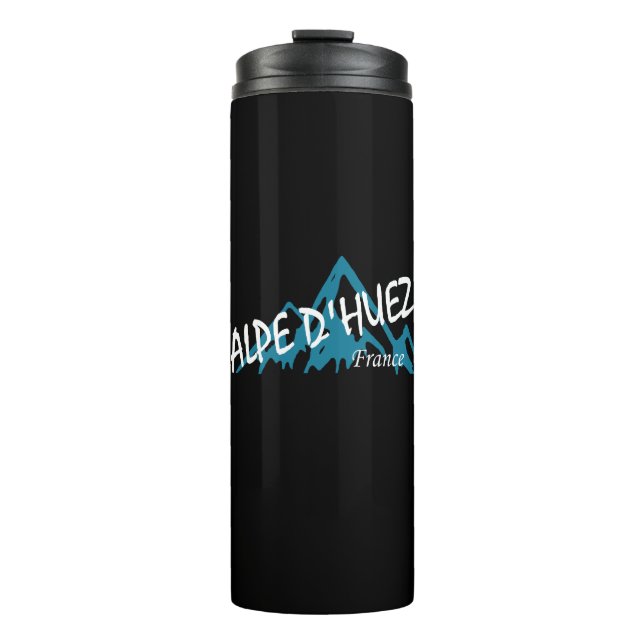 Alpe d’Huez France Mountains Thermal Tumbler (Front)