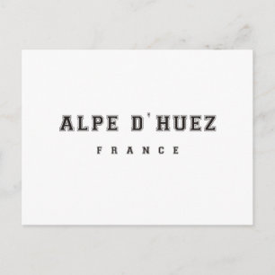 Alpe dhuez France Postcard