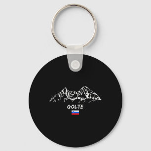 Alpen Bergpanorama Skiing Holidays Apres-ski Golte Key Ring