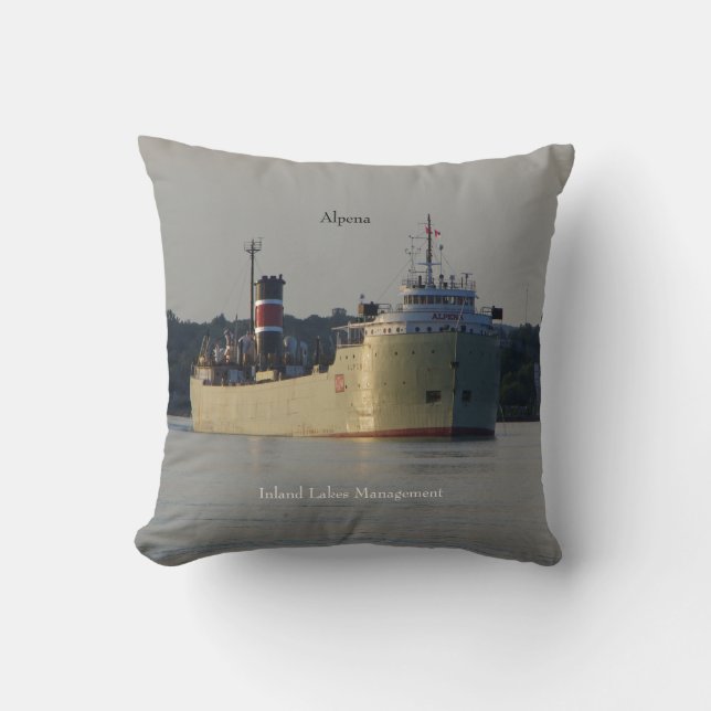 Alpena double sided square pillow (Front)