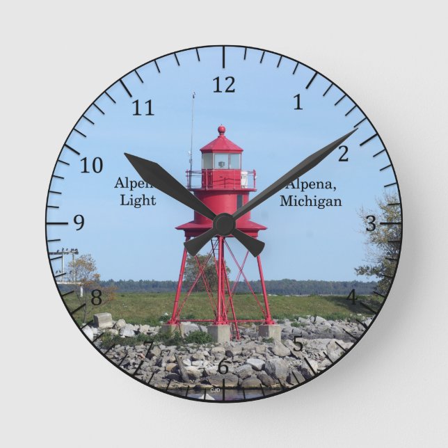 Alpena Light clock (Front)
