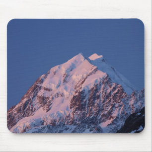 Alpenglow on Aoraki Mount Cook, Mackenzie 2 Mouse Pad