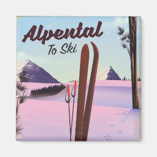 Alpental King County, Washington ski poser Magnet