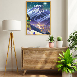 Alpes d'Huez: Bright Ascension in the Heart of Poster