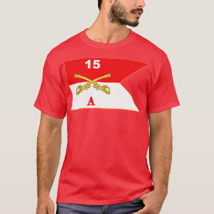 Alpha A Troop 15th Cavalry Guidon X T-Shirt