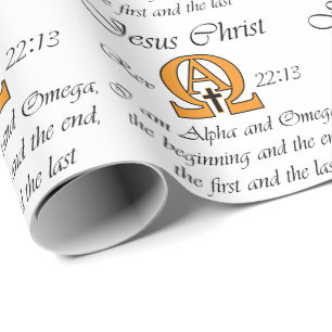 Alpha and Omega Wrapping Paper