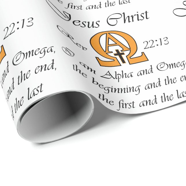 Alpha and Omega Wrapping Paper (Roll Corner)