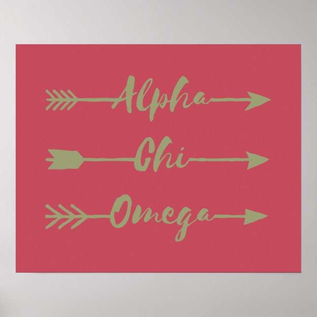 Alpha Chi Omega | Arrows Poster (Front)