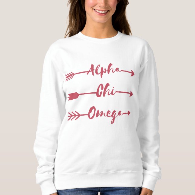 Alpha Chi Omega | Arrows Sweatshirt (Front)