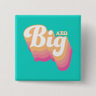 Alpha Chi Omega Big 15 Cm Square Badge
