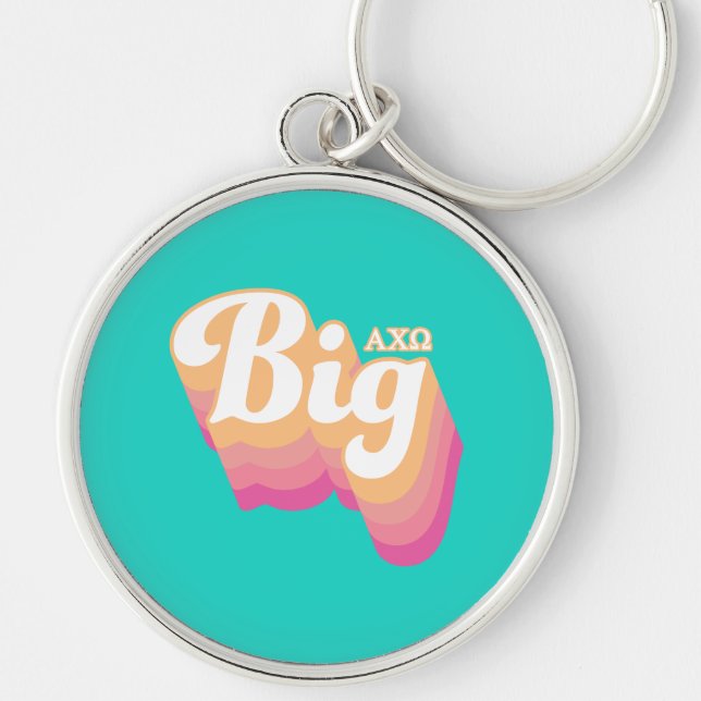 Alpha Chi Omega | Big Key Ring (Front)