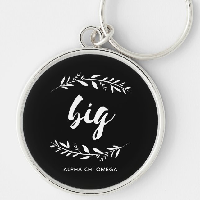 Alpha Chi Omega | Big Wreath Key Ring (Front)