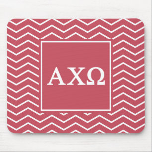 Alpha Chi Omega   Chevron Pattern Mouse Pad