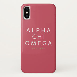 Alpha Chi Omega Est. 1885 Case-Mate iPhone Case